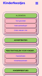 Mobile Screenshot of kinderfeestjes.startbewijs.net