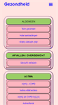 Mobile Screenshot of gezondheid.startbewijs.net