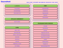 Tablet Screenshot of gezondheid.startbewijs.net
